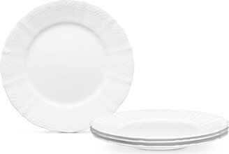 Cher Blanc Set/4 Salad Plates