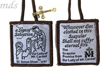 Sign Of Salvation | Fused Scapular With Crucifix