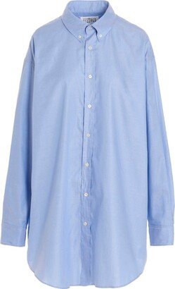 Buttoned Long-Sleeved Shirt-CO