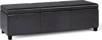 Extra Large Franklin Storage Ottoman Bench - WyndenHall