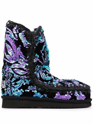 Eskimo 24 sequin-embellished ankle boots