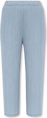 Mc August Elasticated Waistband Pleated Trousers