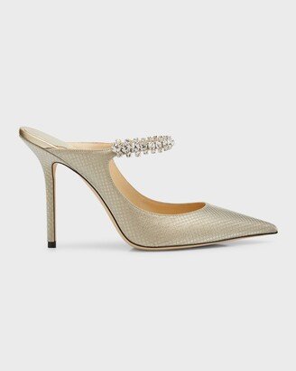 Bing Crystal Glitter Mule Pumps