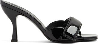 Alodie 80mm patent-leather mules