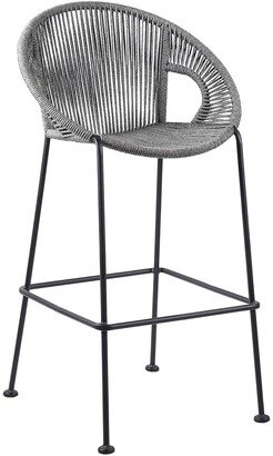 Acapulco 26In Indoor Outdoor Steel Bar Stool With Rope