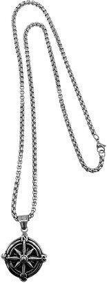 Water Resistant Compass Chain Necklace