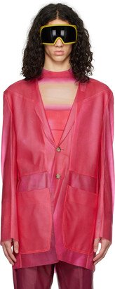 Pink Lido Leather Jacket