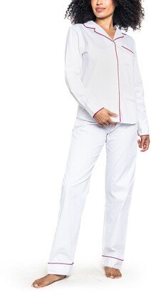 Contrast Piping Pajamas-AA