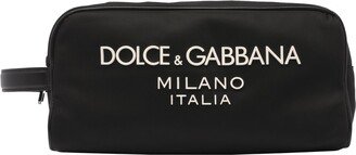 Dolce Gabbana Logo Printed Beauty Case