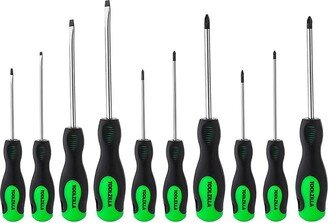 Toolzilla Screwdriver Set, 10 Piece Magnetic Screwdriver Tool Set for Diy Hand Tools. High performance Set | Screwdriver with Comfort Grip, Cross-Head