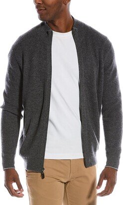 Rib Tipped Cashmere Mock Sweater-AA