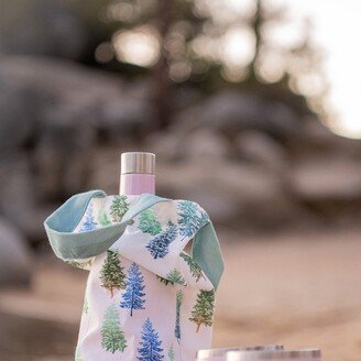 Paint & Petals Tahoe Pine Fabric Wine Bag