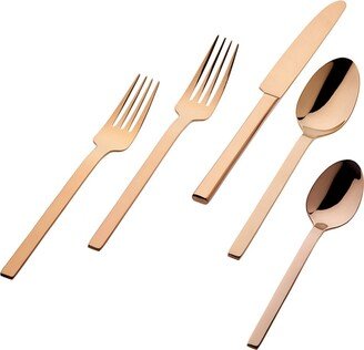 18/0 Atlas Mirror Copper 20-pc Flatware Set, Service for 4