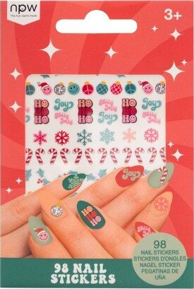 NPW Christmas Nail Stickers 98ct