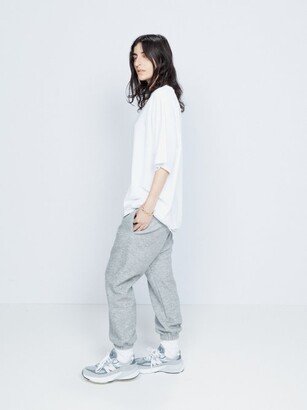 Cashmere-blend Cropped Track Pants