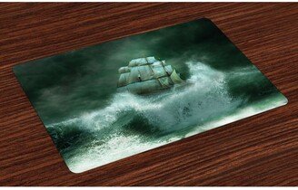 Pirate Ship Place Mats, Set of 4