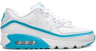 x Undefeated Air Max 90 White/Blue Fury sneakers