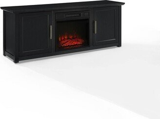 Camden Low Profile Fireplace with TV Stand for TVs up to 60 Black