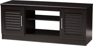 Gianna Modern and Contemporary Finished TV Stand for TVs up to 47 Dark Brown