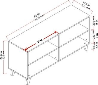 52 Wood TV Stand Console