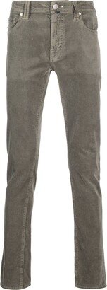 Slim-Fit Corduroy Trousers-AA