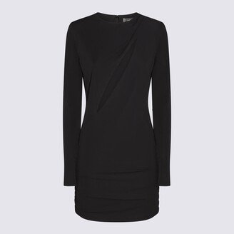 Black Viscose Blend Dress-AA