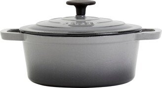 Smith and Clark Cast Iron 3 Quart Round Enamel Dutch Oven