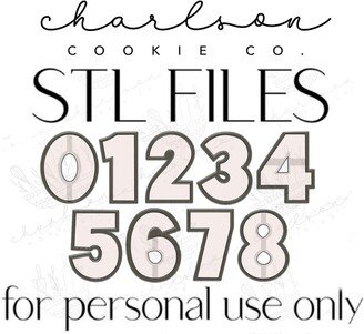 stl Files/Numbers Cutters Set | 12 Files Digital - Personal Use Only