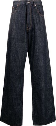 Wide-Leg Cotton Jeans-AE