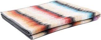 Byron zigzag-pattern towel