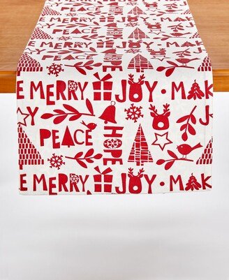 Tableau Make Merry Rev Table Runner, 72