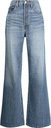 High-Rise Wide-Leg Jeans-BR