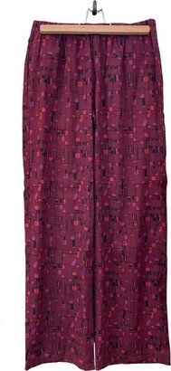 pajama pants metropolis burgundy