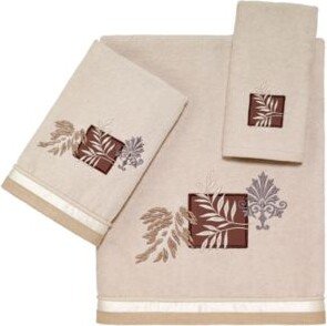 Serenity Embroidered Cotton Bath Towels