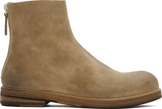 SSENSE Exclusive Brown Zucca Zeppa Boots