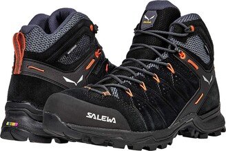 Alp Mate Mid Wp (Blackout/Fluo Orange) Men's Shoes