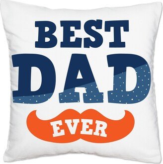 Big Dot Of Happiness Happy Father's Day Love Dad Party Home Decorative Throw Pillow Cover - 16 x 16