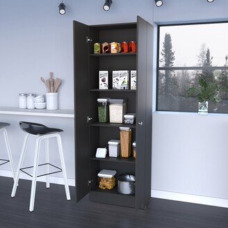 Kitchen Rectangle 2-Door Storage Tall Cabinet