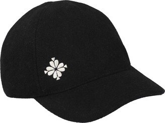 Spade Flower Wool Baseball Cap