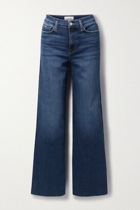 Le Slim Palazzo High-rise Wide-leg Jeans - Blue