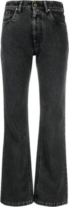 logo-appliqué slim-leg jeans