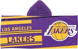 22x51 NBA Los Angeles Lakers Liner Youth Hooded Beach Towel