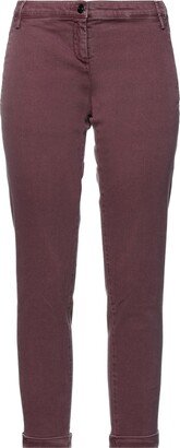 JACOB COHЁN Denim Pants Burgundy