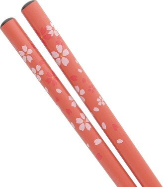 Coral Cherry Blossom Chopsticks 50 Pack