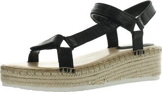 Glampin 3 Womens Faux Leather Slingback Espadrilles