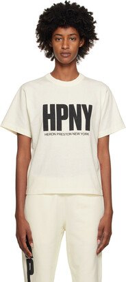 White 'HPNY' T-Shirt