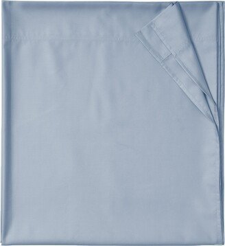 Luxury Twin Size Flat Sheet Only - 600 Thread Count 100% Cotton Sateen - Soft, Breathable and Durable Top Sheet