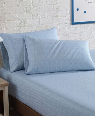 Herringbone Coastal Microfiber 3 Sheet Set, Queen