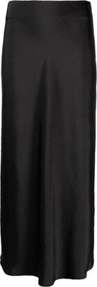 Slip-Style Satin Maxi Skirt