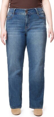 Angels Jeans Curvy Mid Rise Bootcut Jeans